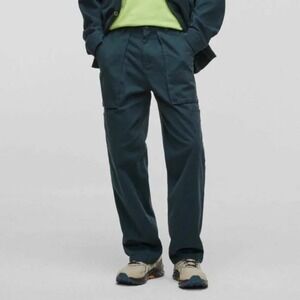 Mode of One Mens Deep Malachite Green Cotton Twill Cargo Pants 40